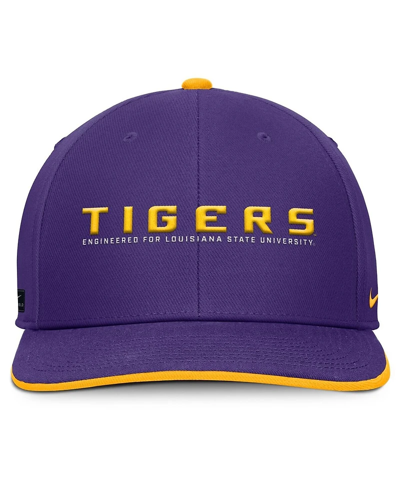 Nike Men's Purple Lsu Tigers 2025 On-Field Pro Performance Adjustable Hat