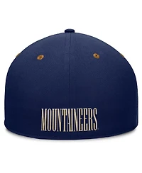 Fanatics Men's Navy/Brown West Virginia Mountaineers Noboa Fitted Hat