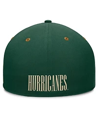 Fanatics Men's Green/Brown Miami Hurricanes Noboa Fitted Hat