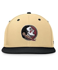 Fanatics Men's Khaki/Black Florida State Seminoles Balance Fitted Hat