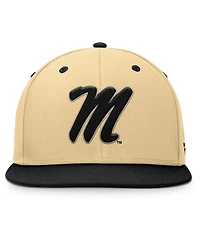 Fanatics Men's Khaki/Black Ole Miss Rebels Balance Fitted Hat