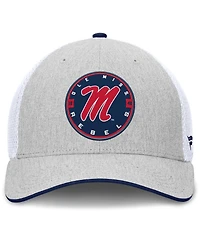 Fanatics Men's Heather Gray/White Ole Miss Rebels Trigger Flex Hat
