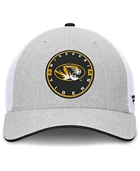 Fanatics Men's Heather Gray/White Missouri Tigers Trigger Flex Hat