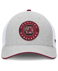Fanatics Men's Heather Gray/White South Carolina Gamecocks Trigger Flex Hat