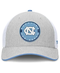 Fanatics Men's Heather Gray/White North Carolina Tar Heels Trigger Flex Hat