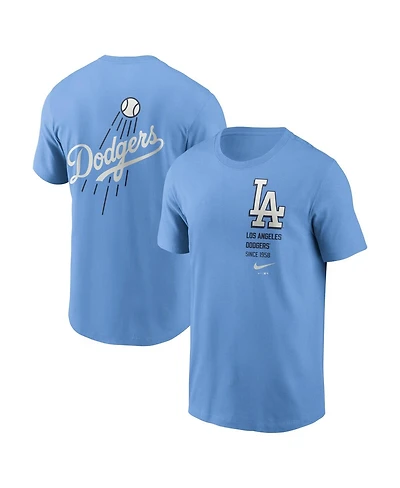 Nike Men's Light Blue Los Angeles Dodgers Record Shattered T-Shirt
