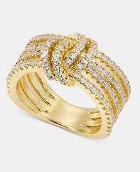 I.n.c. International Concepts Pave Knotted Multi-Row Band Ring, Macy's Exclusive