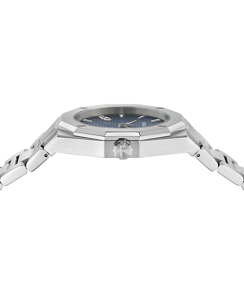 Ferragamo Men's Swiss Edge Stainless Steel Bracelet Watch 40mm