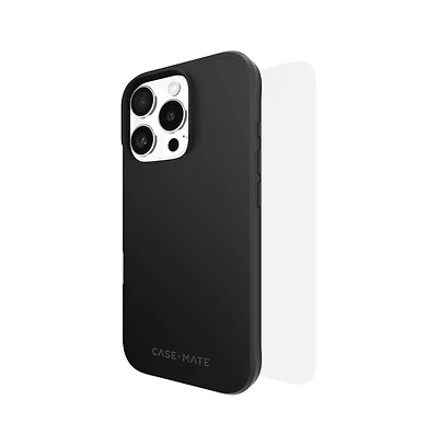 Case-Mate Protection Pack Tough MagSafe Case and Glass Screen Protector for Apple iPhone 16 Pro-Clear