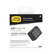 OtterBox Usb C Pd GaN Wall Charger 30W-Black