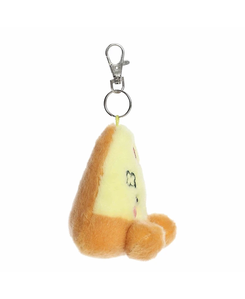 Aurora Mini Peppa Pizza Slice Palm Pals Adorable Clip-On Yellow 4"
