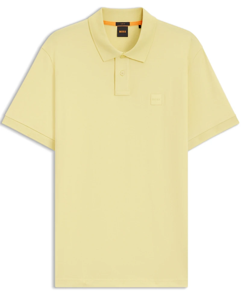 Boss by Hugo Men's Slim-Fit Stretch-Cotton Polo Shirt