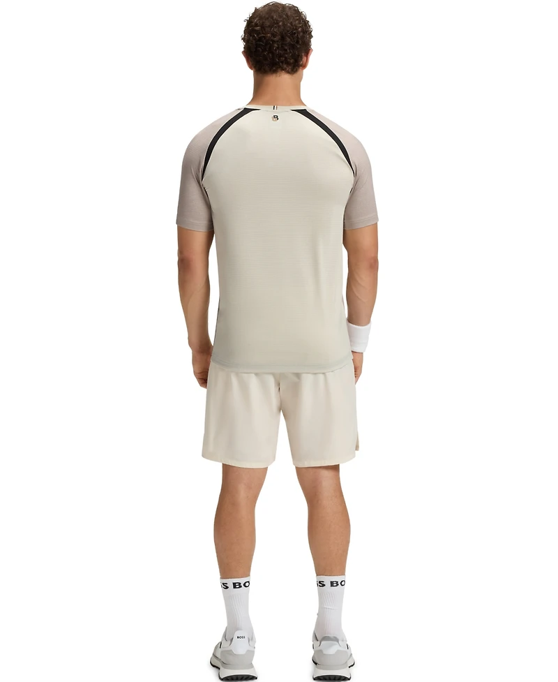Boss by Hugo Men's Slim-Fit Mesh Jersey T-Shirt