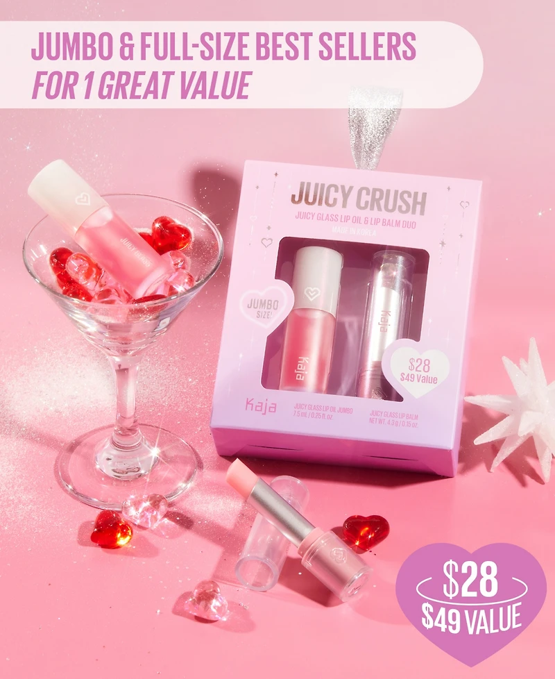 Kaja 2-Pc. Juicy Crush Juicy Glass Lip Oil & Lip Balm Set