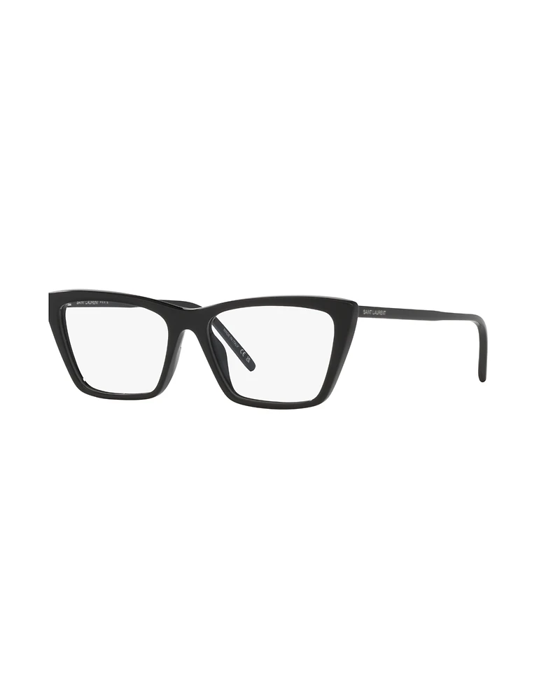 Saint Laurent Women's Rectangle Mica Thin Opt Eyeglasses, YS000618