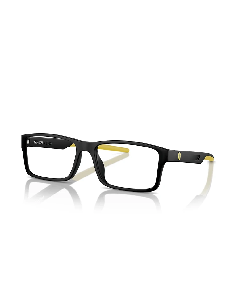 Scuderia Ferrari Men's Rectangle Eyeglasses, FZ8004U