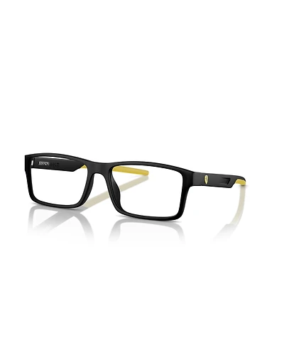 Scuderia Ferrari Men's Rectangle Eyeglasses, FZ8004U