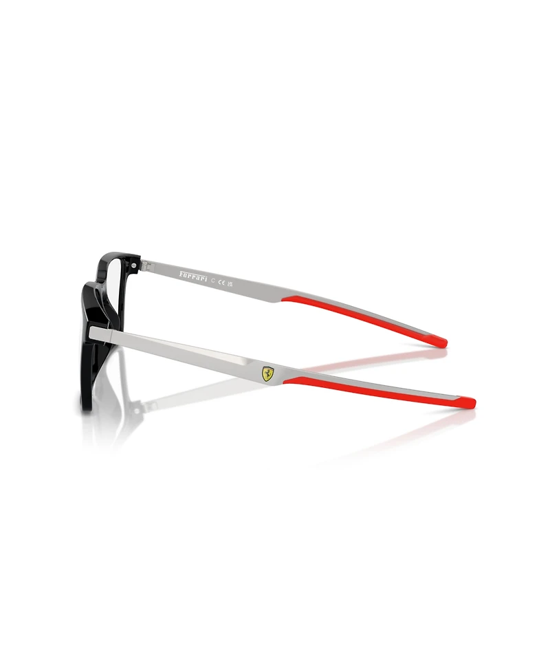 Scuderia Ferrari Men's Rectangle Eyeglasses, FZ8005U