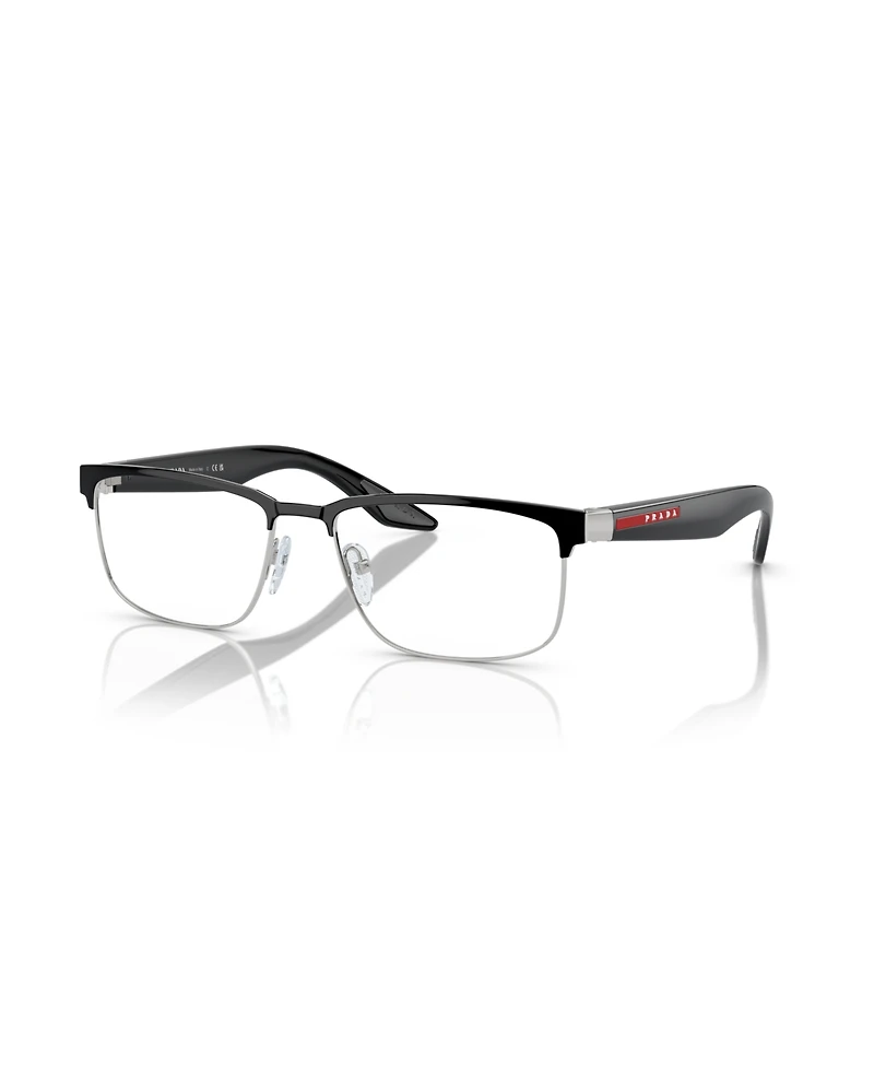 Prada Linea Rossa Men's Rectangle Eyeglasses