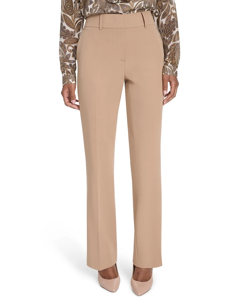 Tommy Hilfiger Women's Solid Sutton Bootcut Trousers