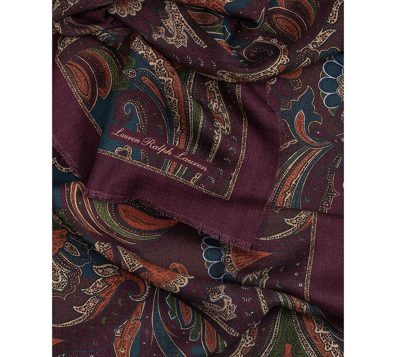 Lauren Ralph Lauren Oversized Paisley Oblong Scarf