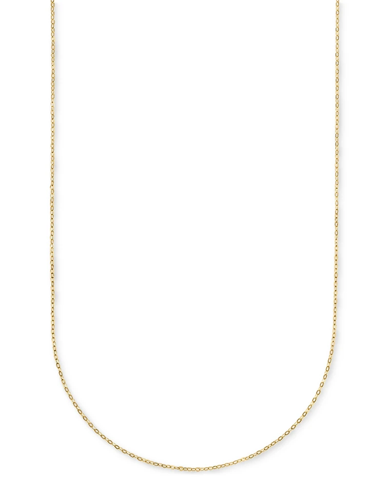 Diamond-Cut Mirror Cable Chain Necklace in 14k Yellow Gold, 18"