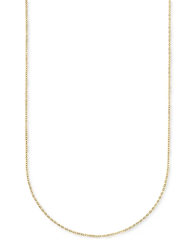 Diamond-Cut Mirror Cable Chain Necklace in 14k Yellow Gold, 18"