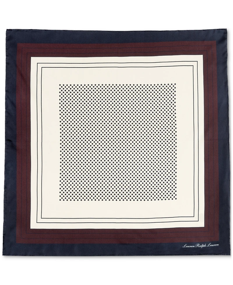 Lauren Ralph Lauren Fall Dot Silk Square Scarf