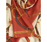 Lauren Ralph Lauren Belting-Print Wrap Scarf