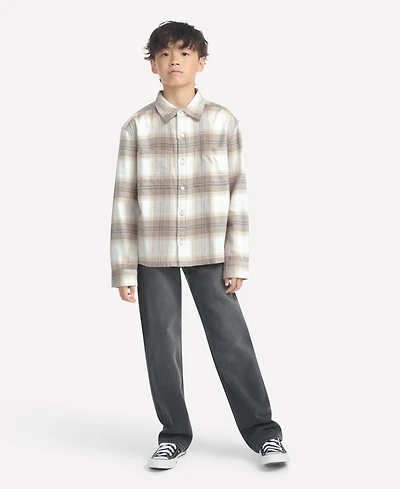 abercrombie kids Boys Traditional Flannel Shirt
