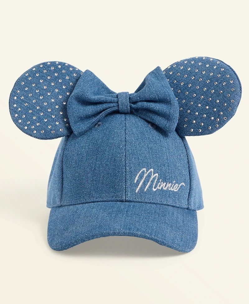 Disney | Macy's Minnie Mouse Ears Baseball Cap Embellished with Crystals by Swarovski, Macy's Exclusive