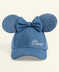 Disney | Macy's Minnie Mouse Ears Baseball Cap Embellished with Crystals by Swarovski, Macy's Exclusive