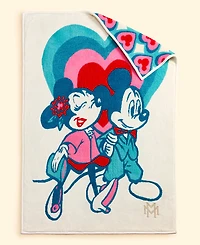 Disney | Macy's Mickey Mouse & Minnie Mouse Reversible Knit Blanket, Macy's Exclusive