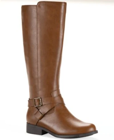 Style Co Womens Margoo Riding Boots Regular Wide Calf Macys Exclusive
