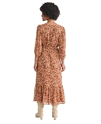 Jones New York Women's V-Neck Maxi Dress
