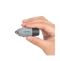 Ventev 12W Usb A Universal Car Charger-Gray