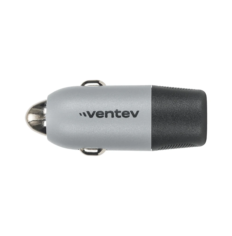 Ventev 12W Usb A Universal Car Charger-Gray