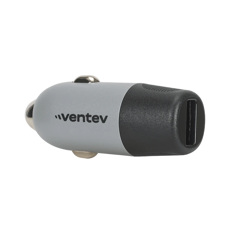 Ventev 12W Usb A Universal Car Charger-Gray