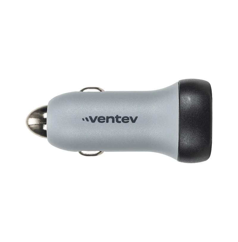 Ventev 30W Ultrafast Usb C Universal Car Charger-Gray