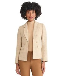 Jones New York Womens Faux Double Breasted Suede Jacket Pxs Xl