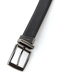 Perry Ellis Portfolio Men's Liz Reversible Brushed Dress Belt