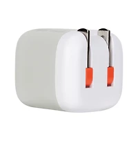 Ventev 20W Ultrafast Usb C Universal Mini Wall Charger and Usb C to Apple Lightning High Speed Cable-White