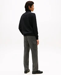 Tommy Hilfiger Men's Regular-Fit Pima Cotton Cashmere Blend Solid Turtleneck Sweater