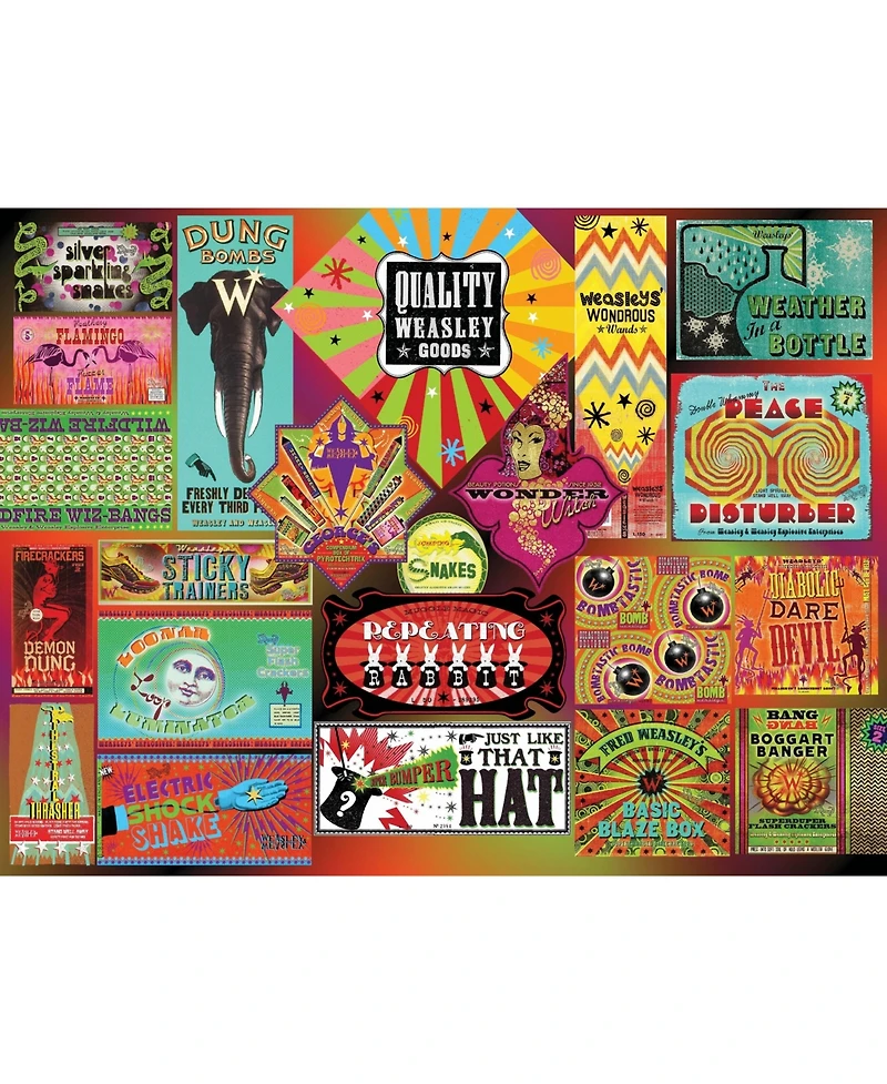 New York Puzzle Company Weasleys' Wizard Wheezes 1000 Piece Puzzle