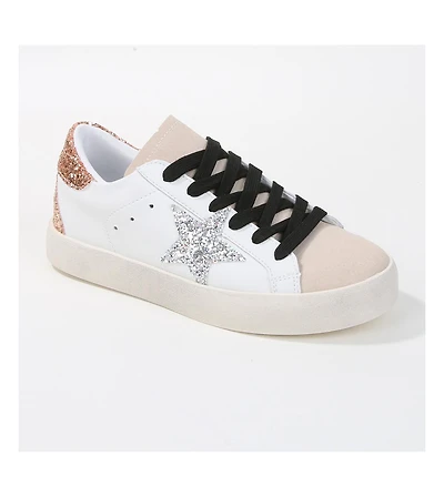 Berness Lillie Glitter Star Sneakers