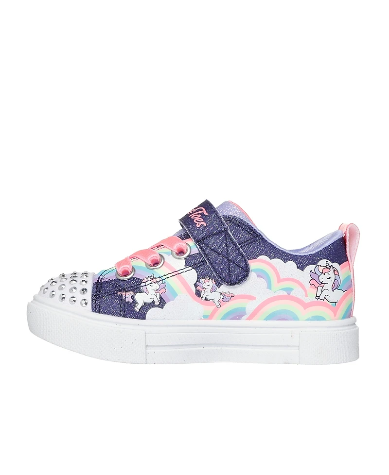 Skechers Toddler Girls Twinkle Toes: Sparks - Unicorn Stay-Put Light-Up Casual Sneakers from Finish Line