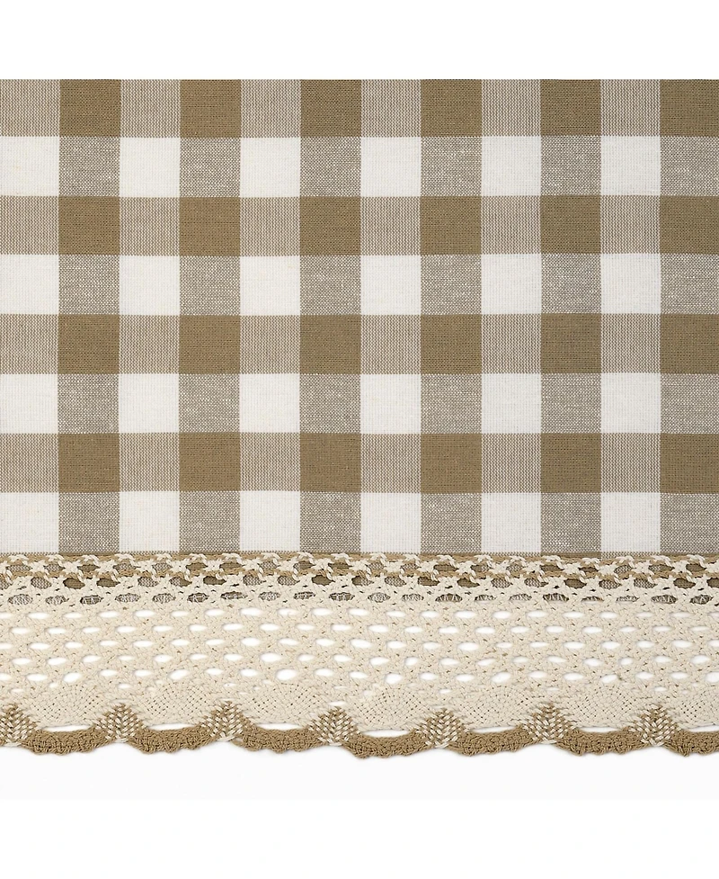 GoodGram Buffalo Check Gingham Custom Window Curtain Treatments