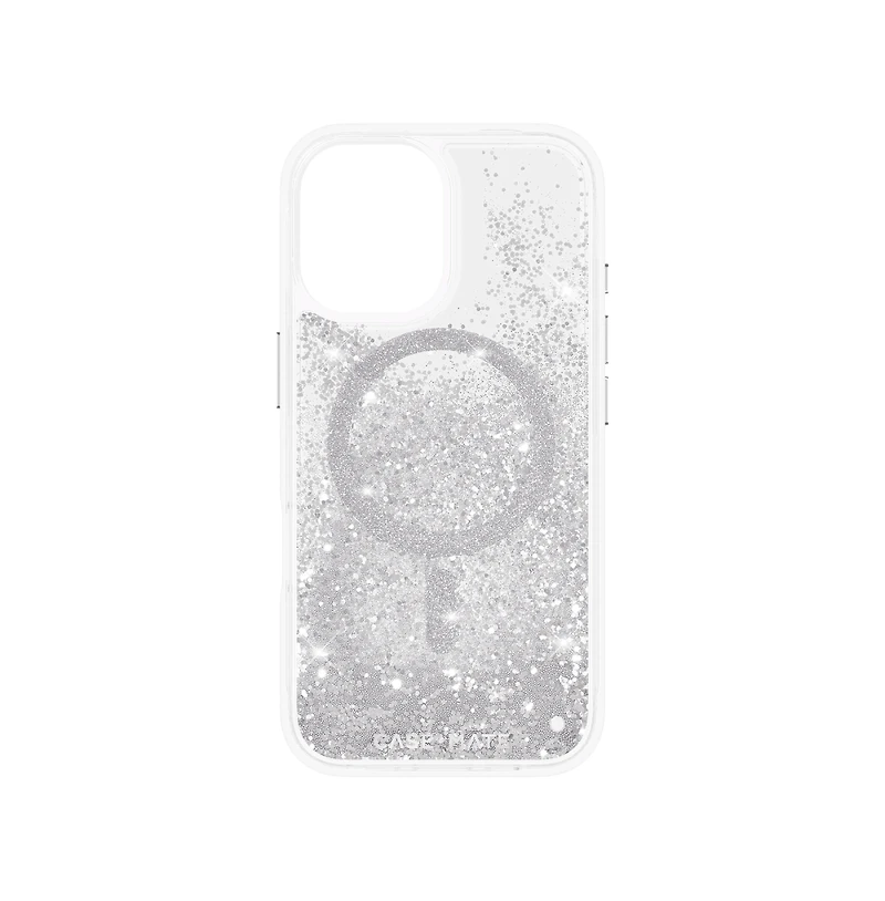 Case-Mate Waterfall Case for Apple iPhone 16-Silver