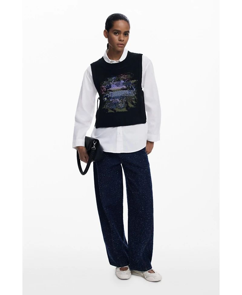 Desigual Women's 2-in-1 floral shirt