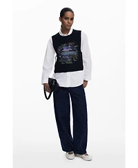 Desigual Women's 2-in-1 floral shirt